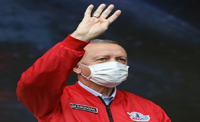 Başkan Recep Tayyip Erdoğan TEKNOFEST'te.