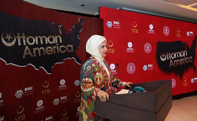 “Osmanlı'nın Amerikası” belgeseli, ABD'de Emine Erdoğan'ın katılımıyla tanıtıldı