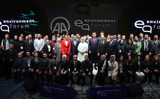 Emine Erdoğan, Anadolu Ajansı Çevre Forumu’na katıldı