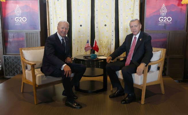Başkan Erdoğan Biden ile bir araya geldi