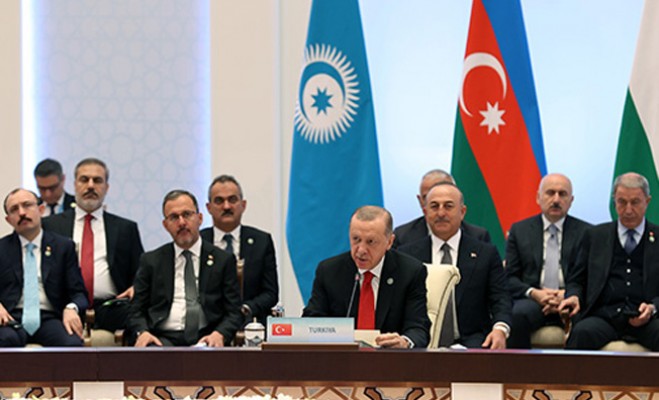 Başkan Recep Tayyip Erdoğan Türk Devletleri Teşkilatı Zirvesi'ne katıldı.