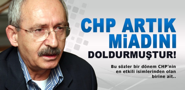 Batu: CHP miadını doldurdu