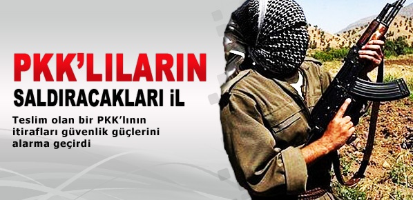 PKK'lının itirafı güvenlik güçlerini alarma geçirdi
